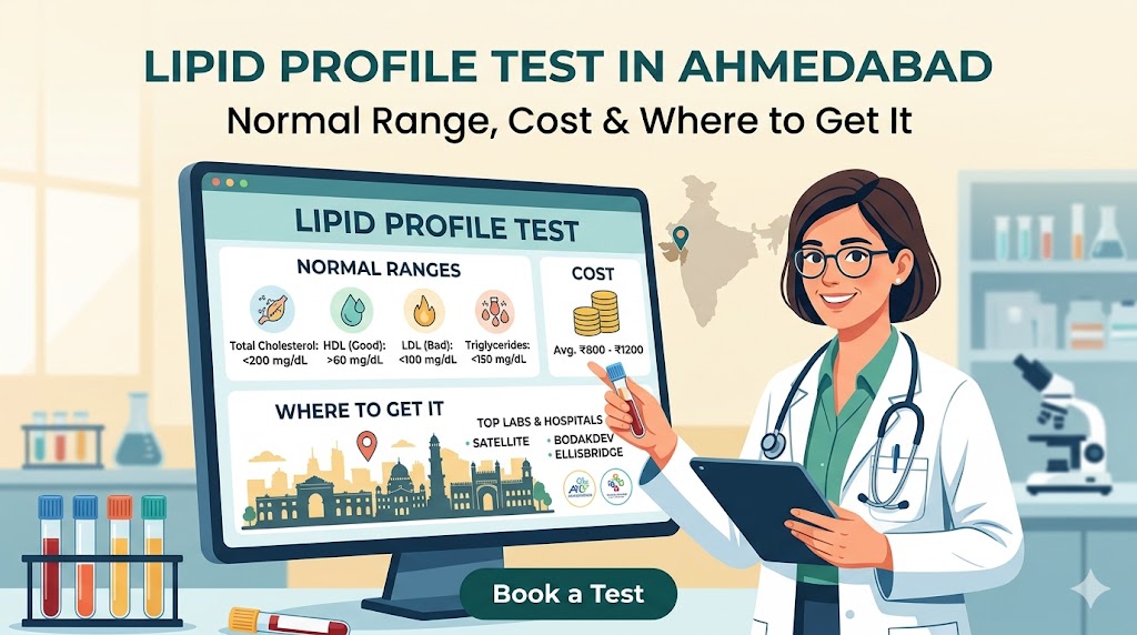 Lipid Profile Test in Ahmedabad – Cost & Normal Range